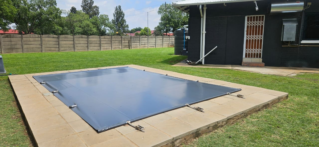 PVC Pool cover installation