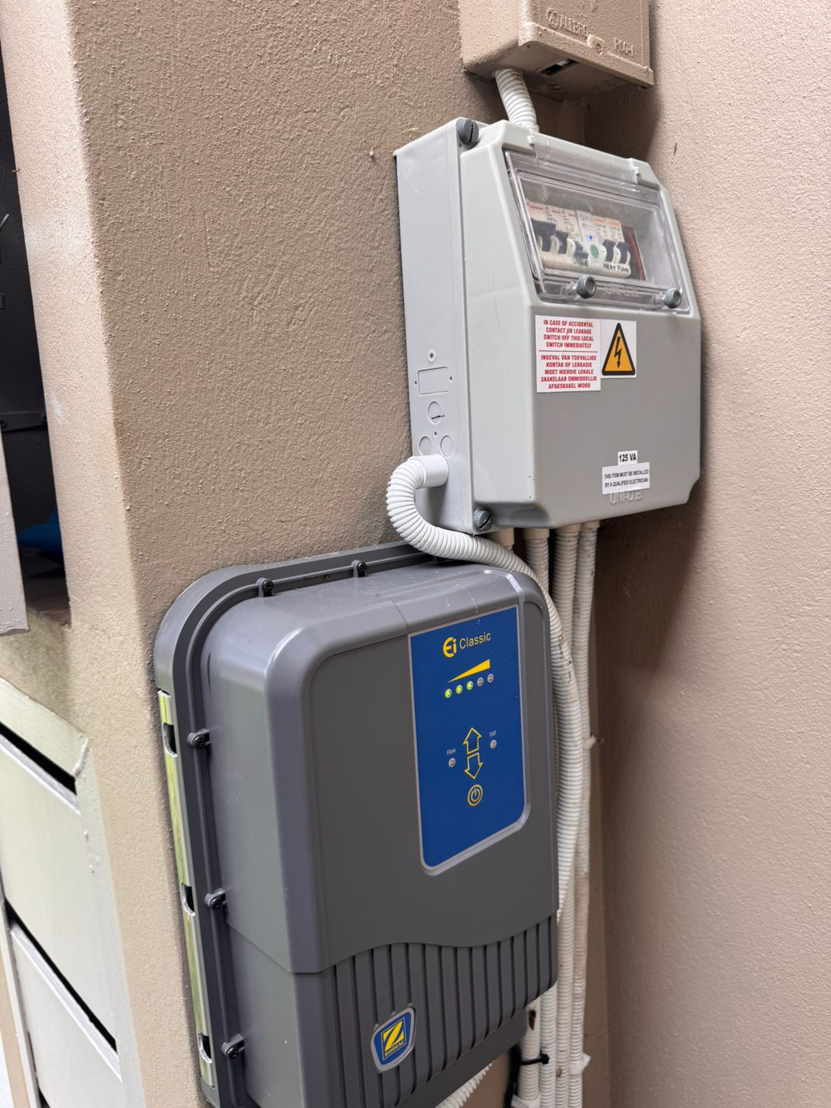 Chlorinator installation